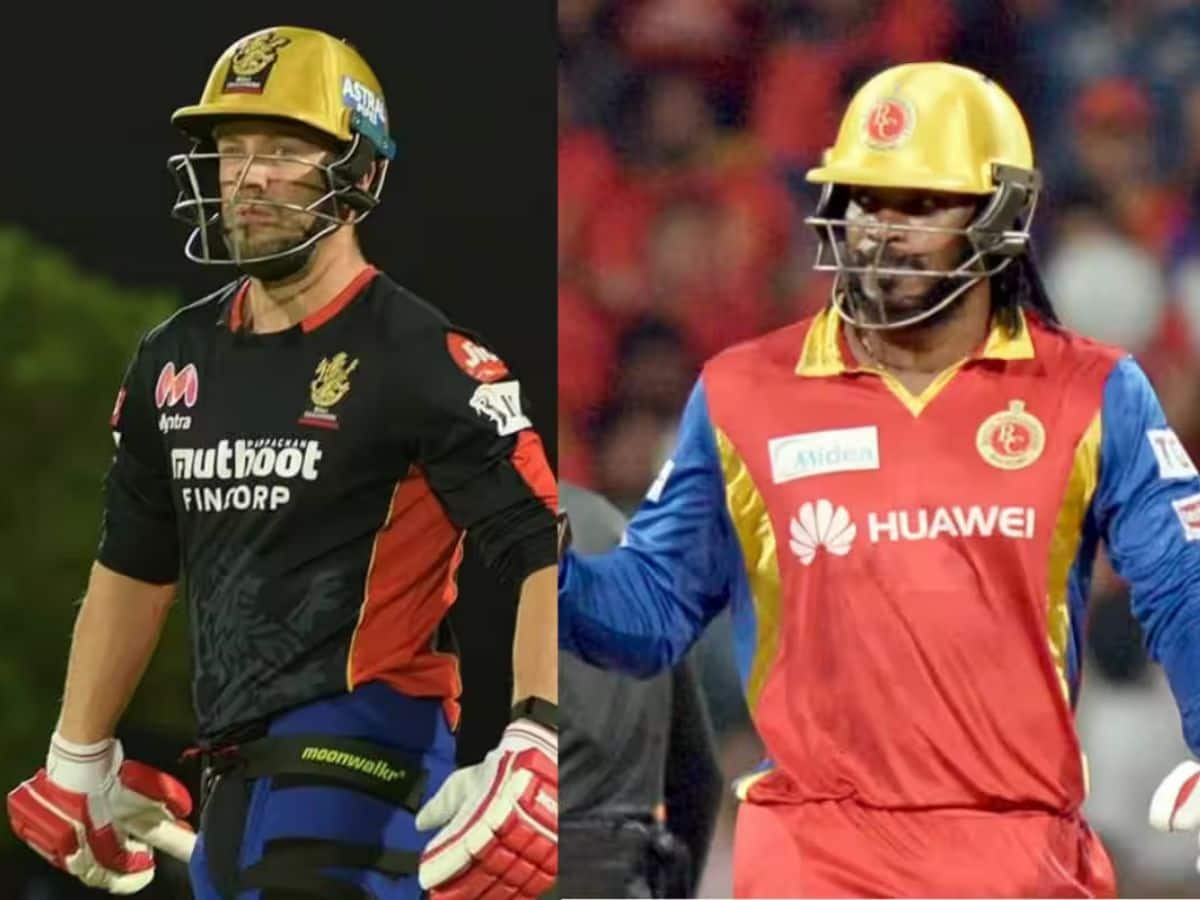 RCB To Retire Jersey Numbers Worn By AB de Villiers, Chris Gayle